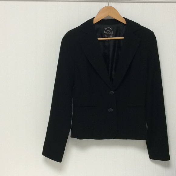 Blazer 2 Button Black My Michelle - Picture 1 of 8